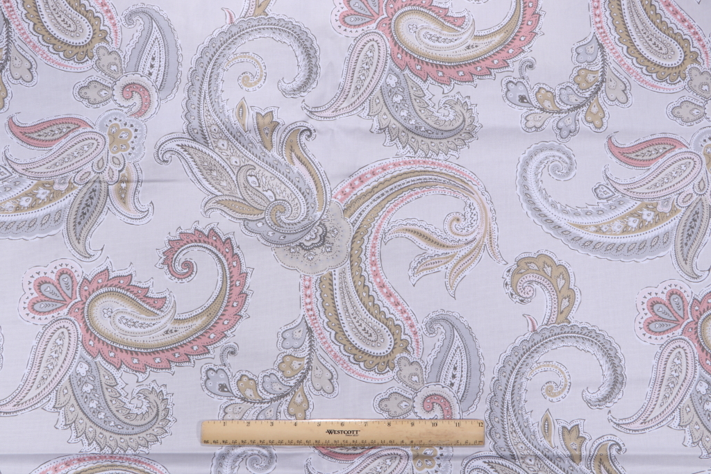 2.5 Yards Robert Allen Global Paisley Crypton Home Finish Printed