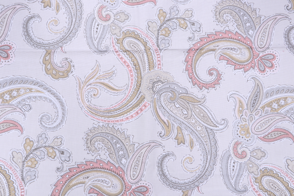 1.75 Yards Robert Allen Global Paisley Crypton Home Finish Printed