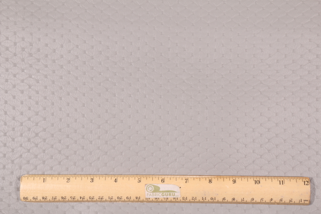 Marine Vinyl Diamond Outdoor Fabric in Pearl Gray