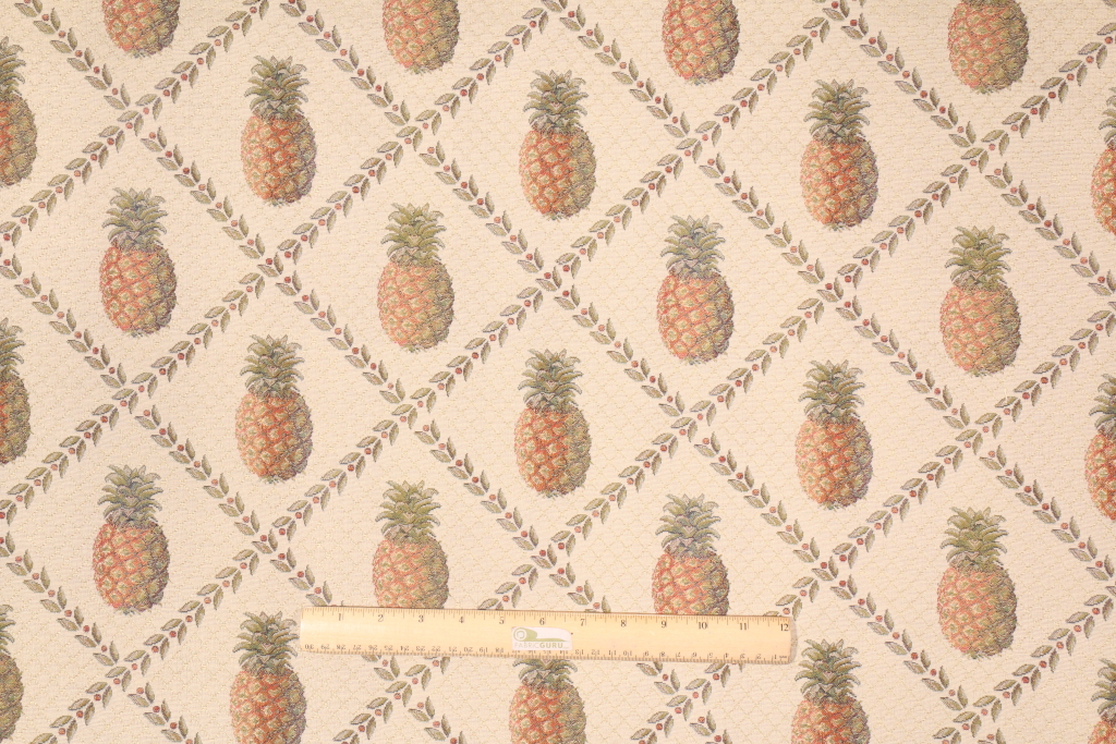 2 Yards Pineapple Tapestry Upholstery Fabric