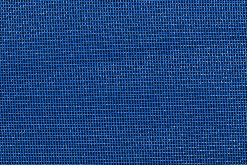 .75 Yards Solid Woven Vinyl Mesh Sling Chair Outdoor Fabric in Blue