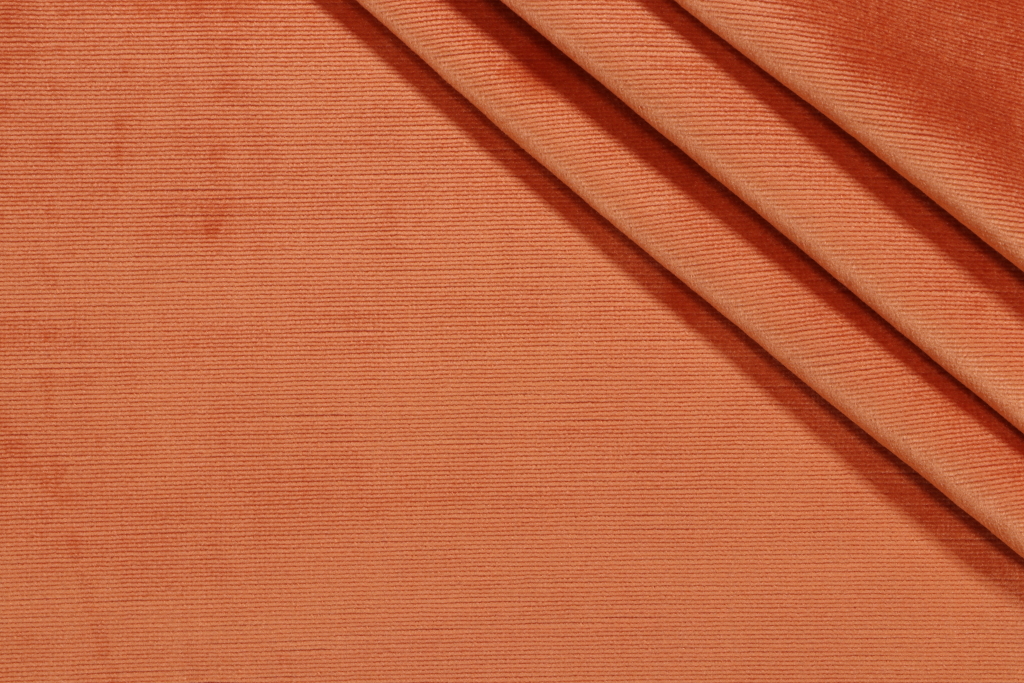 3.75 Yards Scalamandre Alexandre Velvet Upholstery Fabric in Corail