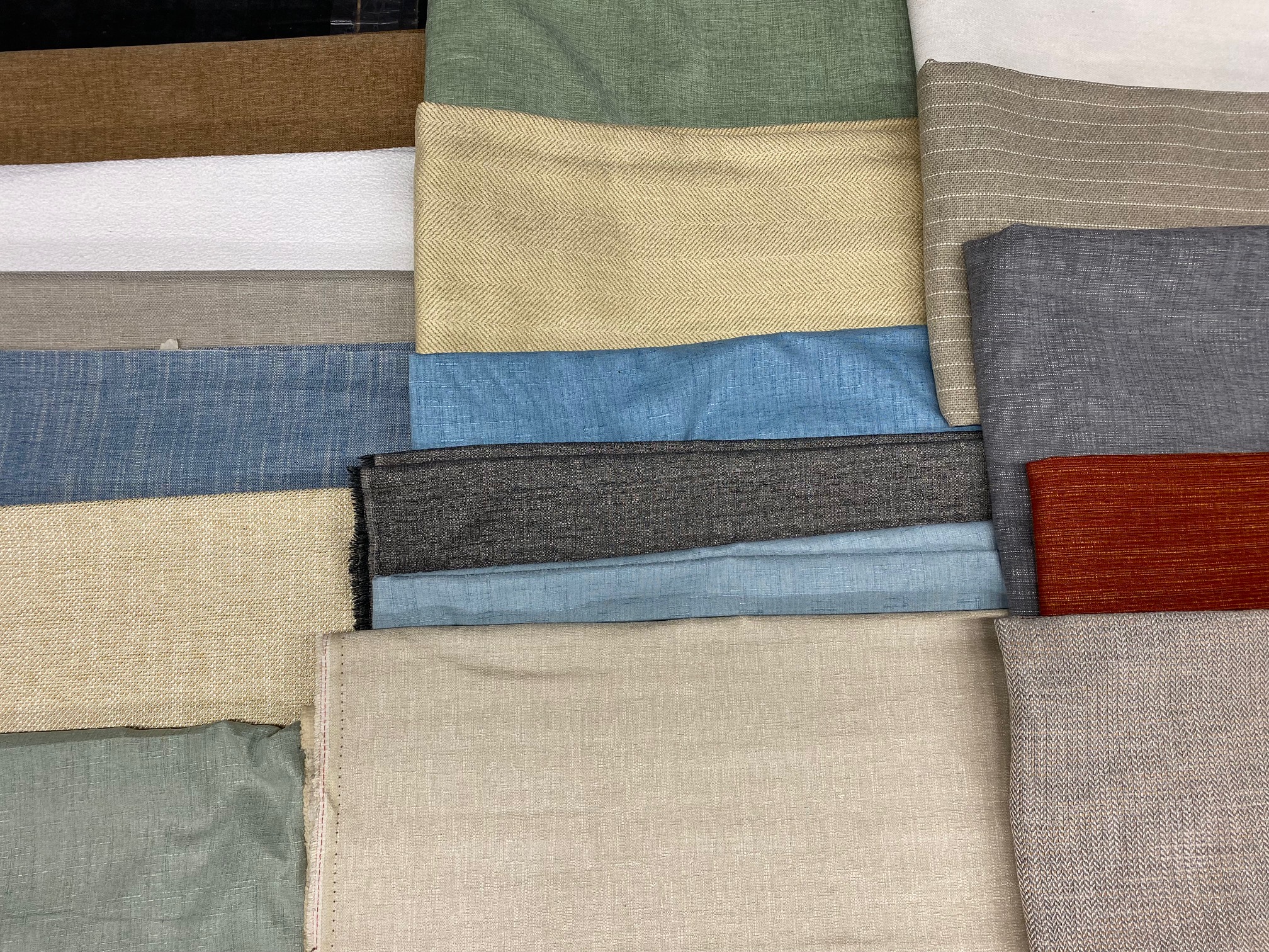 422 Yards Assorted Designer Fabric Remnants