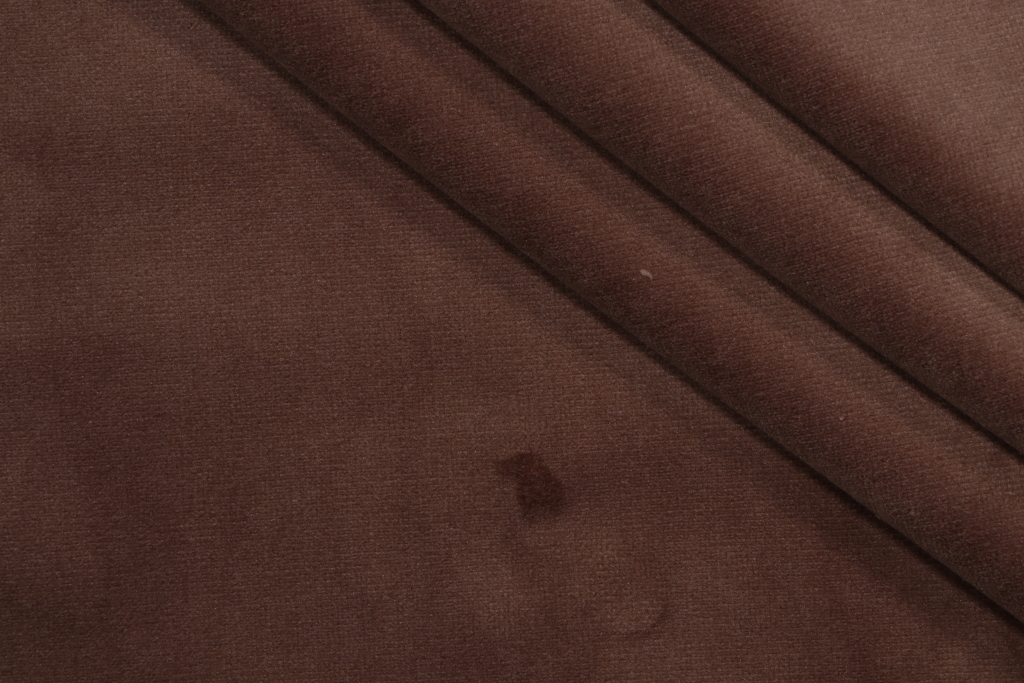 Kaufmann Imperial Velvet Upholstery Fabric in Chestnut