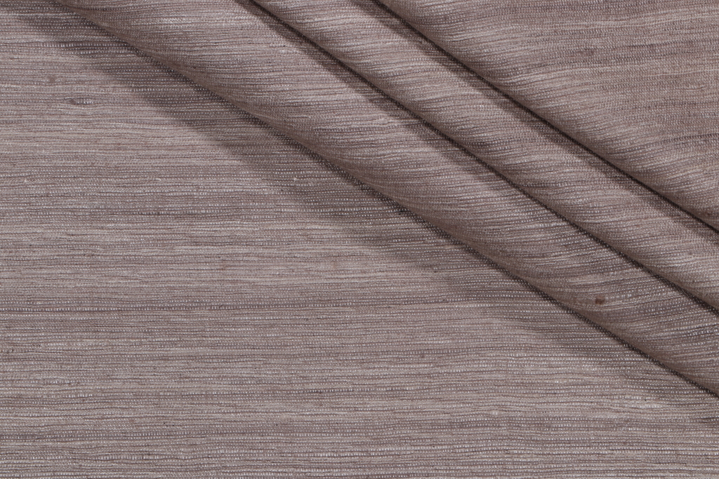 11 Yards Sasha Slubbed Woven Decorator Fabric in Stone