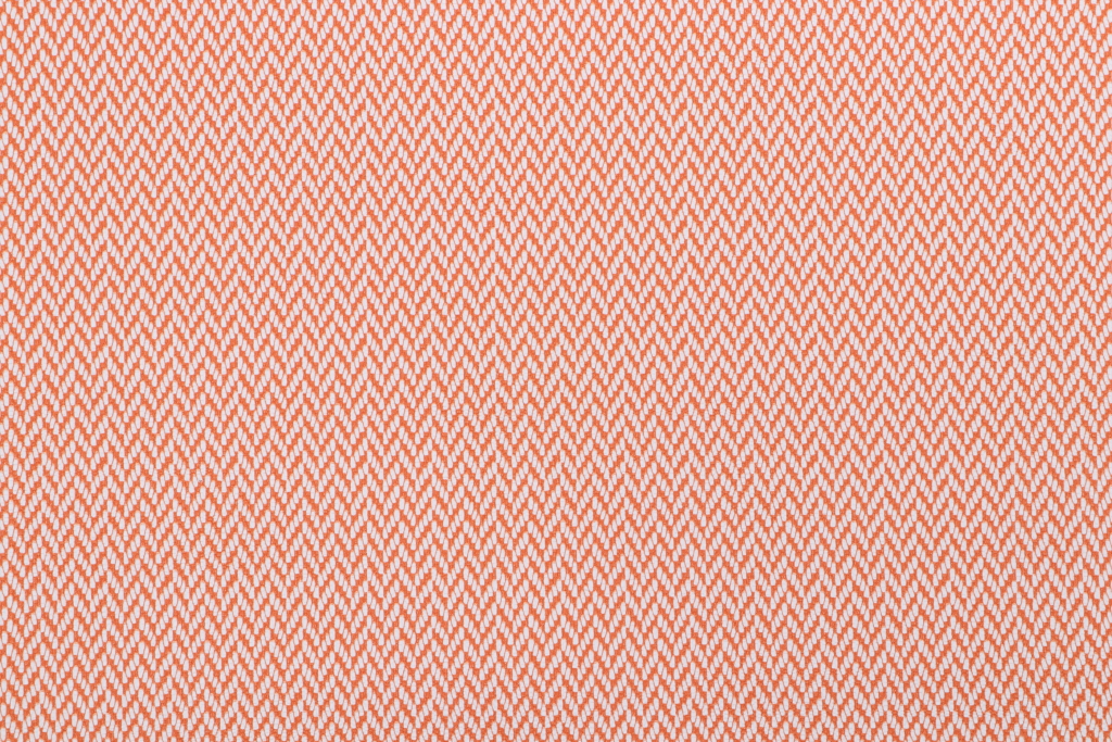 6.5 Yards Herringbone Vinyl Upholstery Fabric in Orange