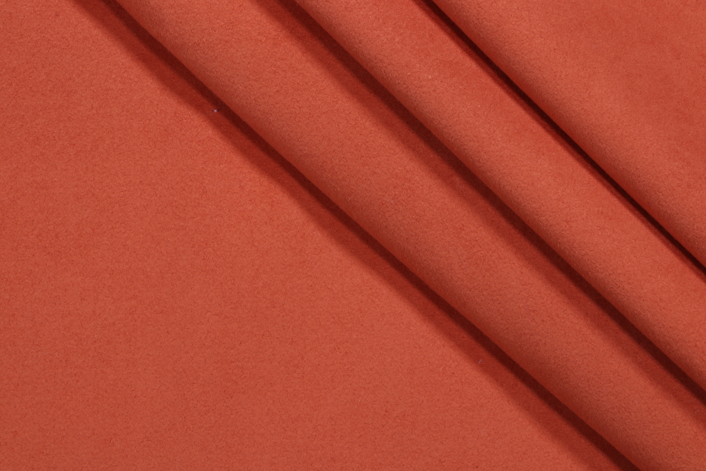 1.13 Yards UltraSuede Upholstery Fabric in Orange