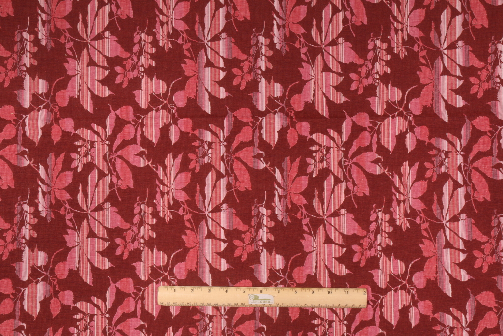 Robert Allen Woods Lane Tapestry Upholstery Fabric in Mulberry