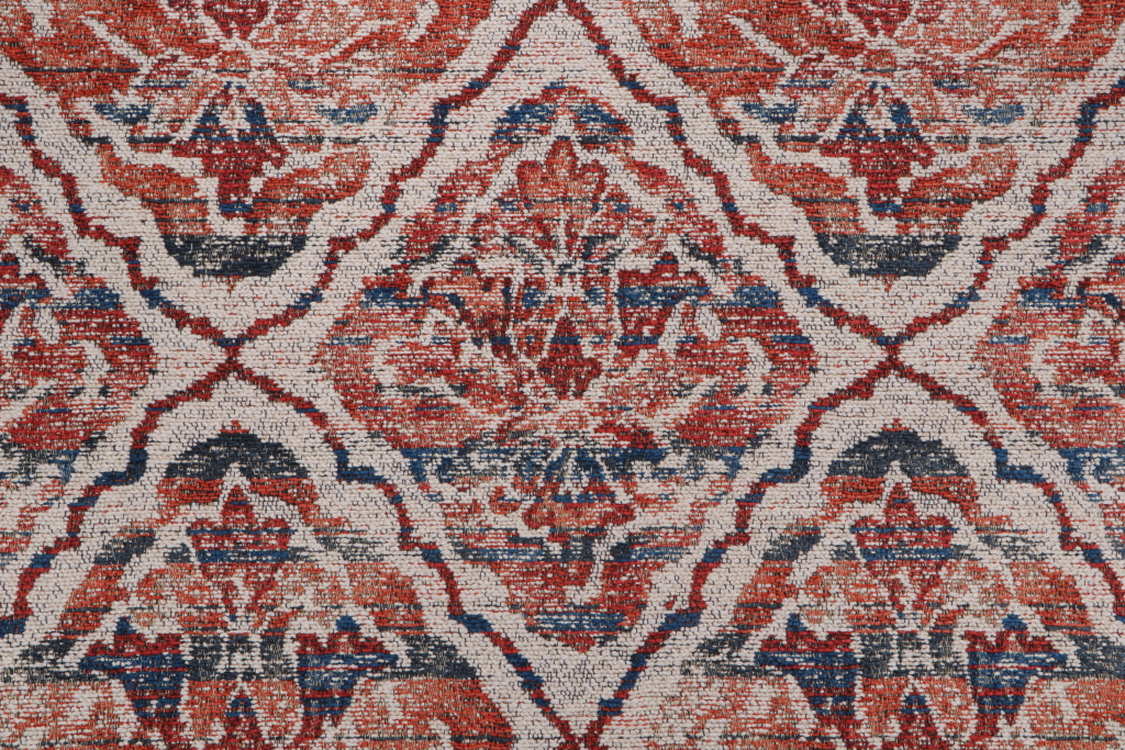 Valdese Weavers Palamon Woven Chenille Upholstery Fabric in Ember