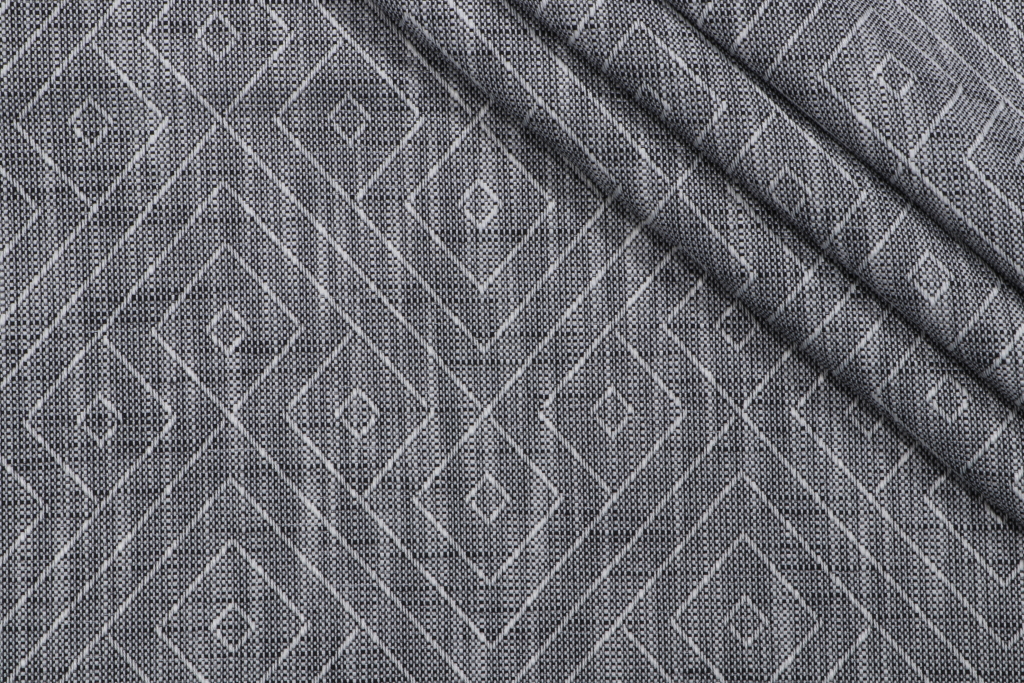 Bella Dura Home Birk High UV Polyester Indoor/Outdoor Fabric in Domino