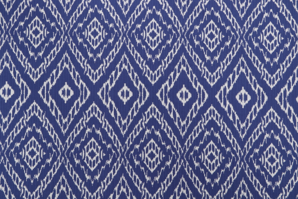 4 Yards Robert Allen Strie Ikat Woven Upholstery Fabric in Ultramarine