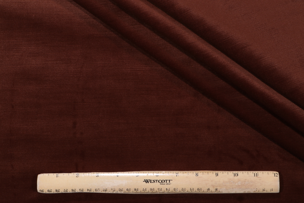 4.63 Yards Scalamandre Alexandre Velvet Upholstery Fabric in Chataigne