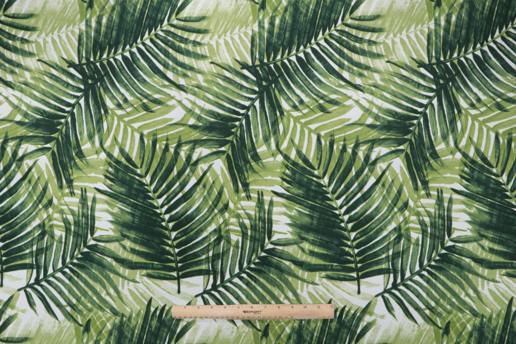 4 Yards Tommy Bahama Escape Route Printed Polyester Outdoor Fabric in Jade