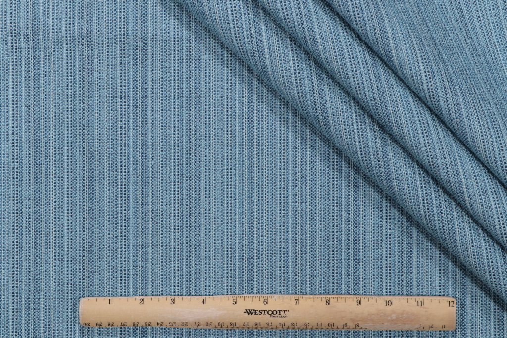 Chella Textiles Tussah Woven Solution Dyed Acrylic Outdoor Fabric in Ocean