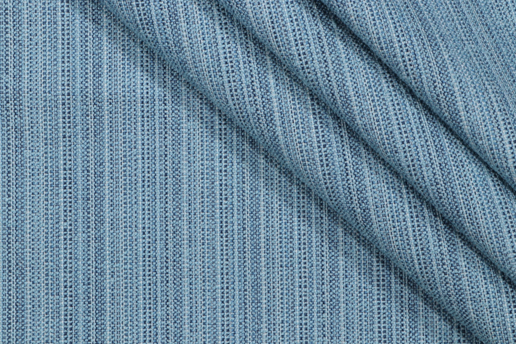 Chella Textiles Tussah Woven Solution Dyed Acrylic Outdoor Fabric in Ocean