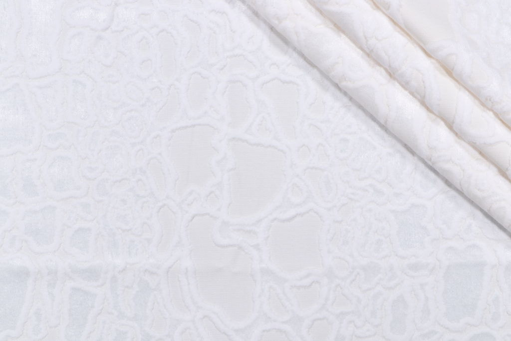 1 Yard Tiramusy Velvet Upholstery Fabric in Cream