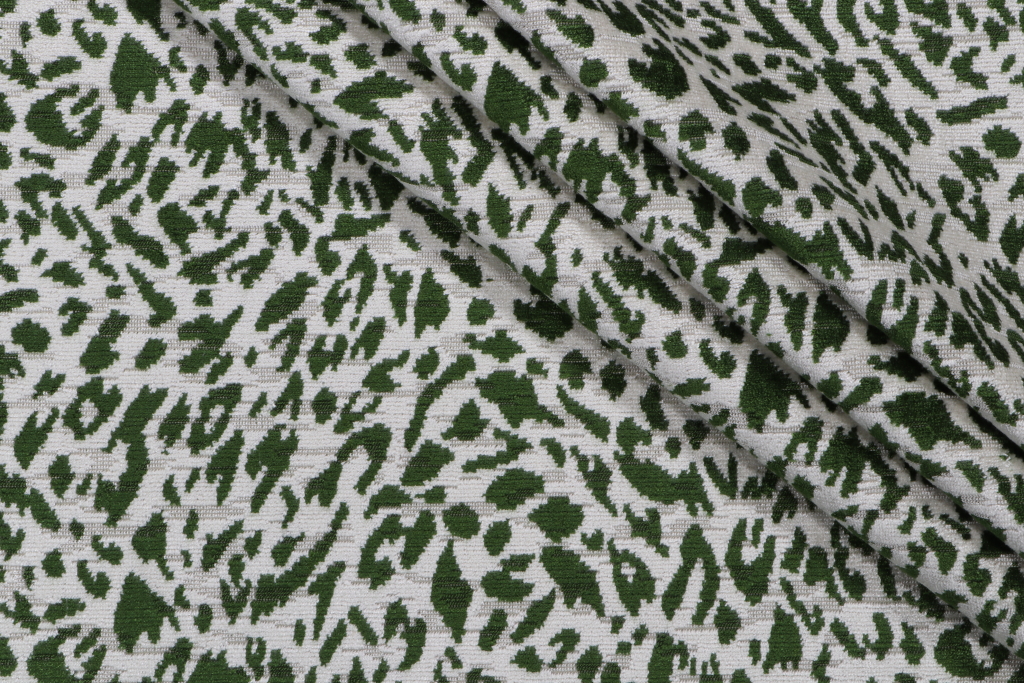 Hamilton Lucille Velvet Upholstery Fabric in Emerald