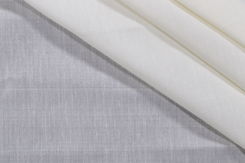 2 Yards Ivory Drapery Lining Fabric