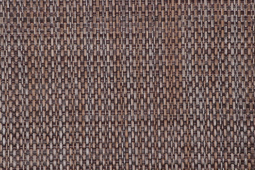 7 Yards Woven Vinyl Mesh Sling Chair Outdoor Fabric in Bark, Beige
