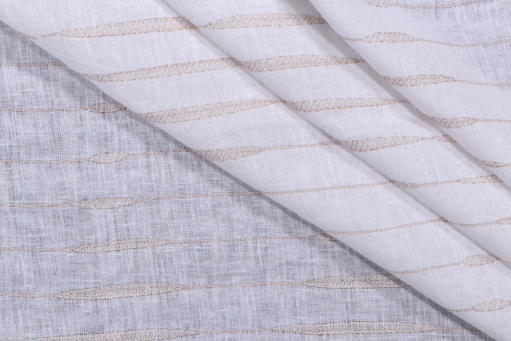 2 Yards of Embroidered Drapery Fabric