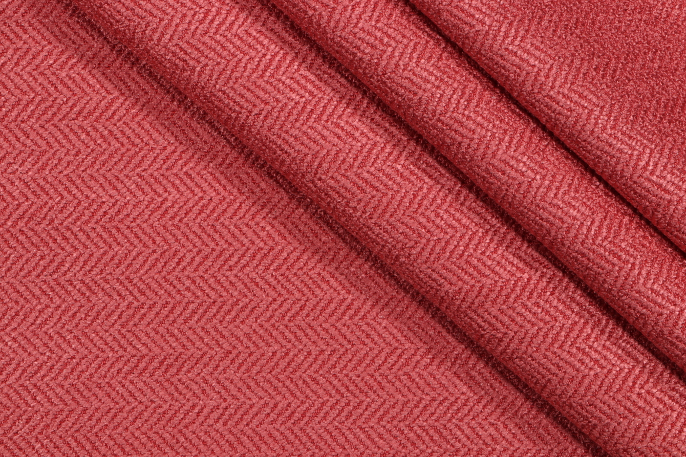 Thibaut Ellis Herringbone W72955 Woven Upholstery Fabric in Coral