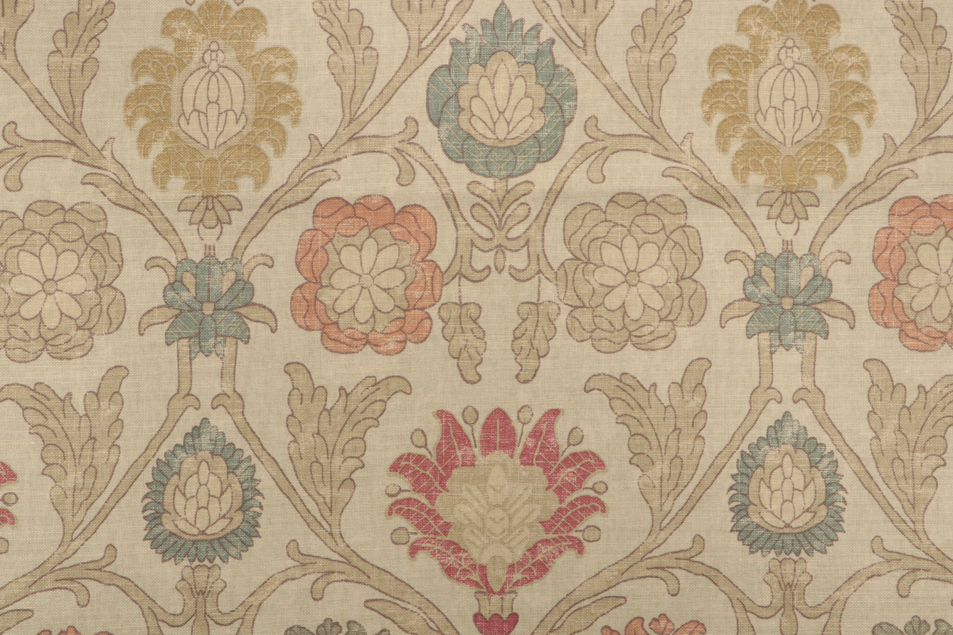 Thibaut Buccini F96053 Printed Drapery Fabric in Gold