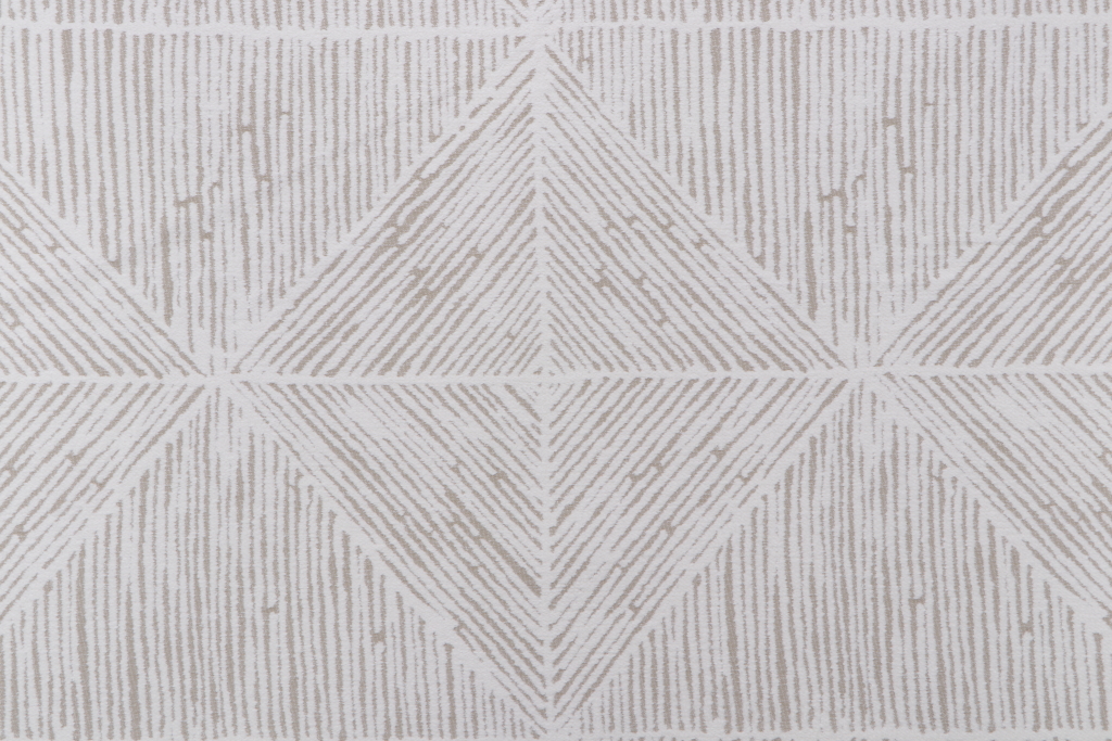 5.2 Yards Chenille Upholstery fabric in White/Natural