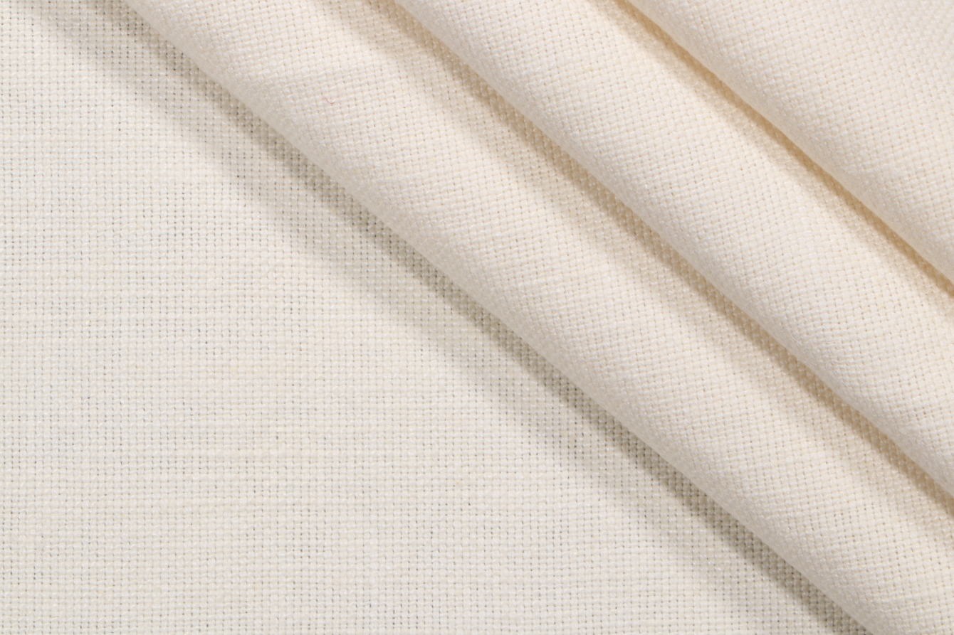 Johana Woven Upholstery Fabric in Eggshell