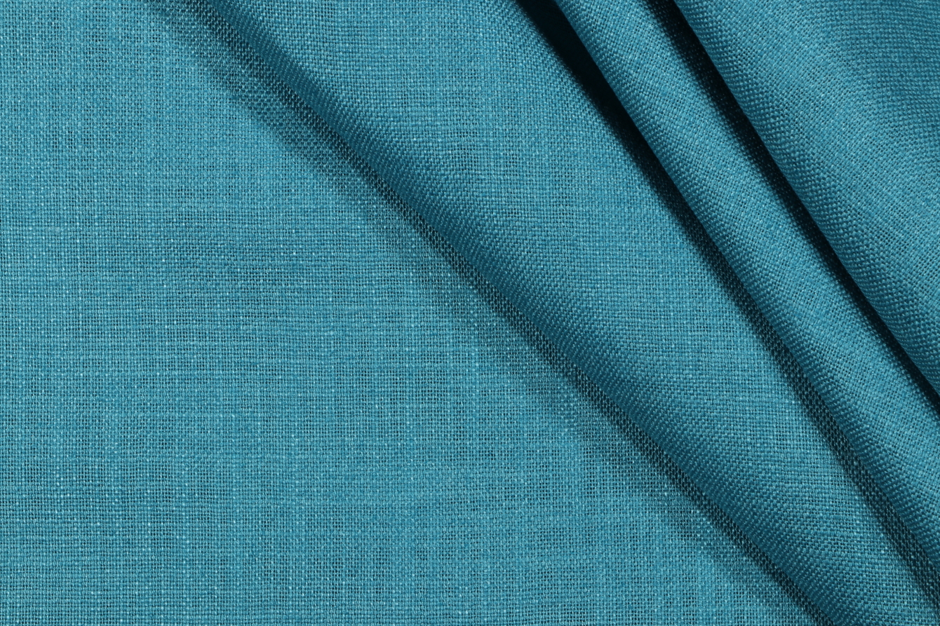 4 Yards Thibaut Kent Viscose & Linen Decorator Fabric in Turquoise AF10234