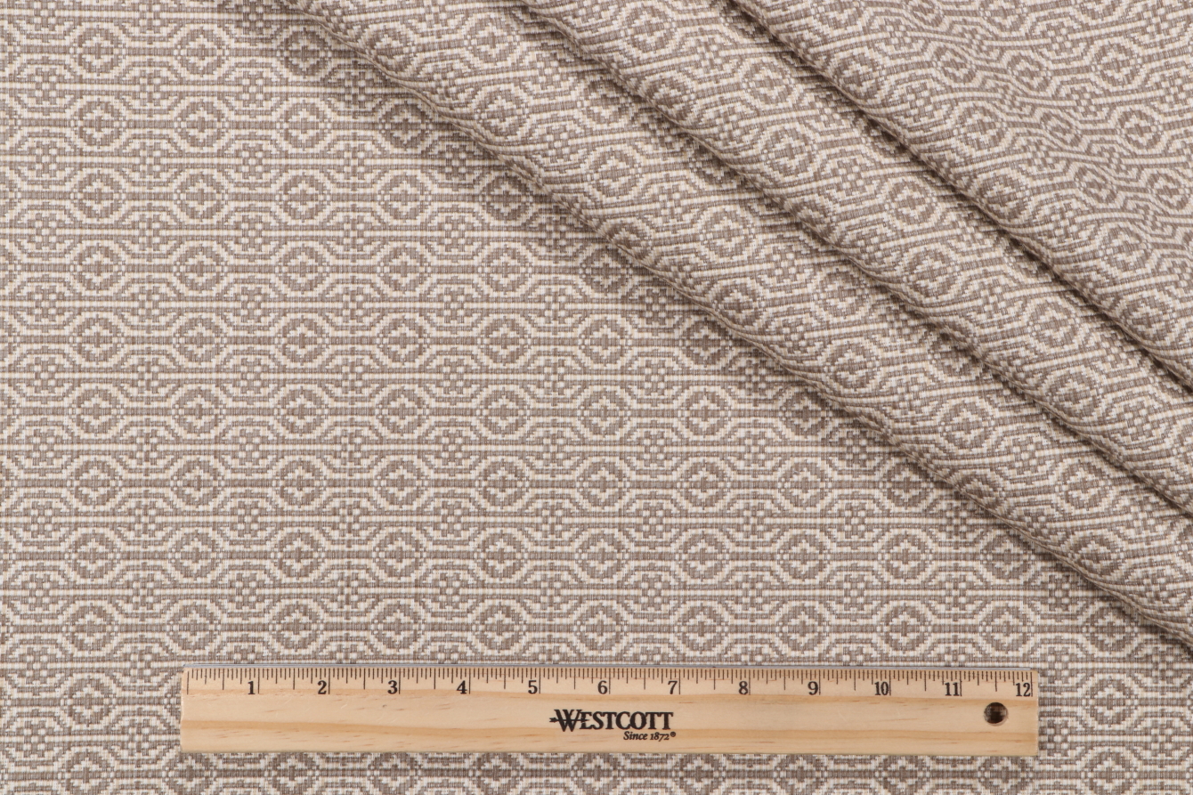 Thibaut Jelena W735344 Woven Upholstery Fabric in Stone