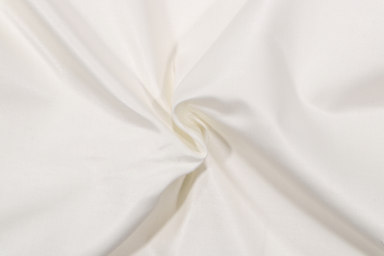 7 Yards Satin Sheen Drapery Lining in Ivory