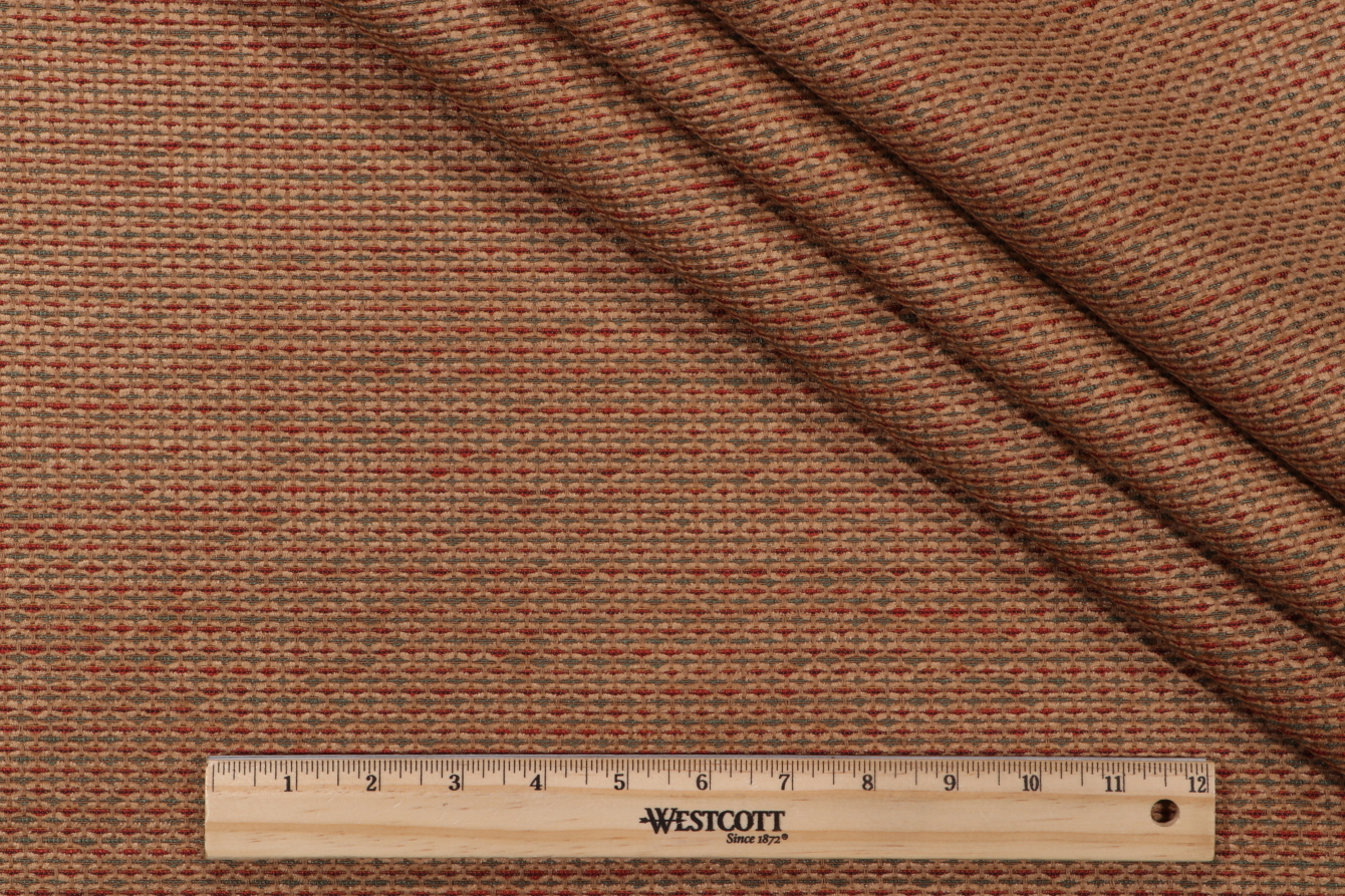 Bentley Woven Chenille Upholstery Fabric in Jewel