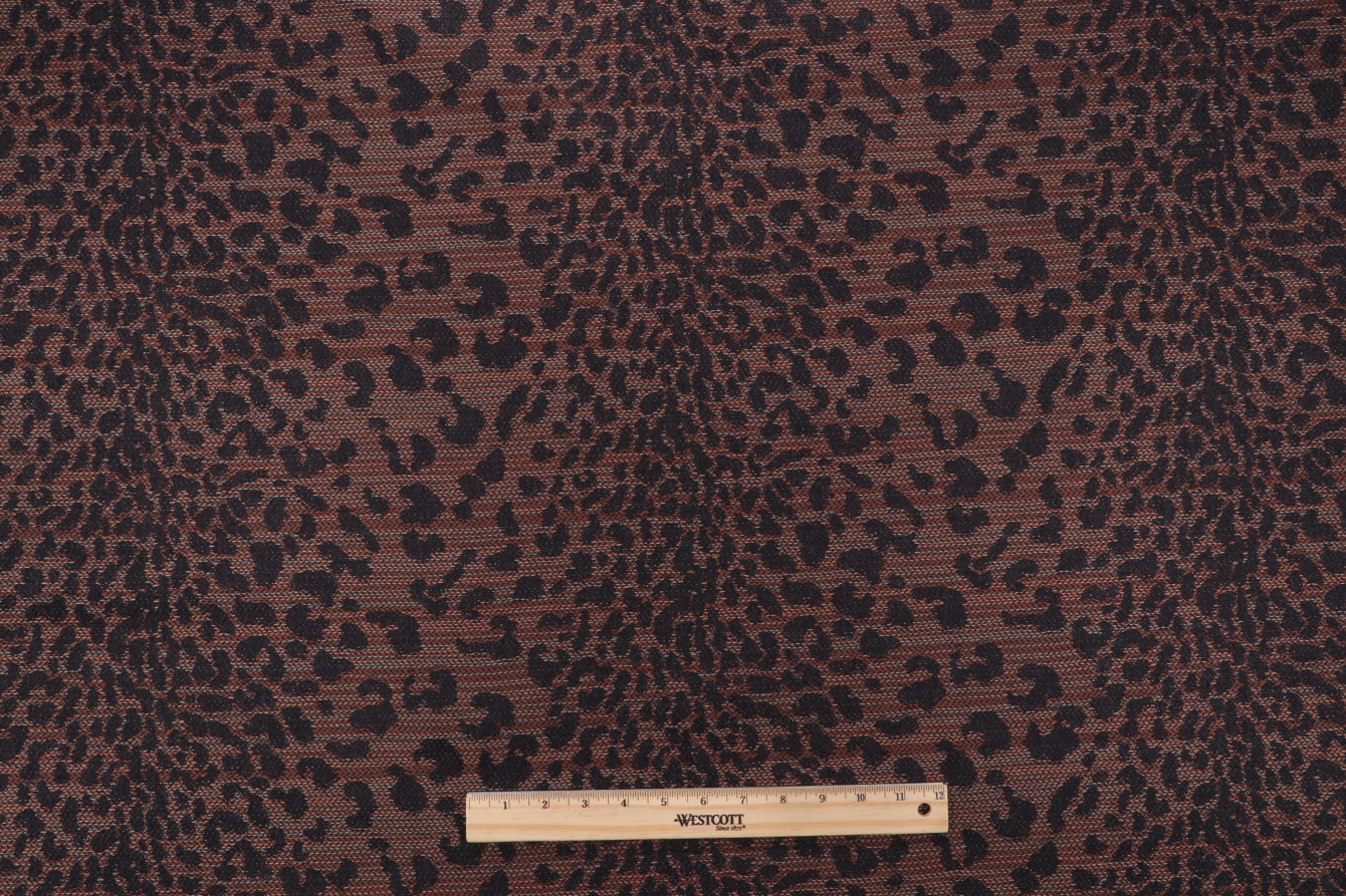 10 Yards Crypton Amur High Performance Woven Upholstery Fabric in Sable