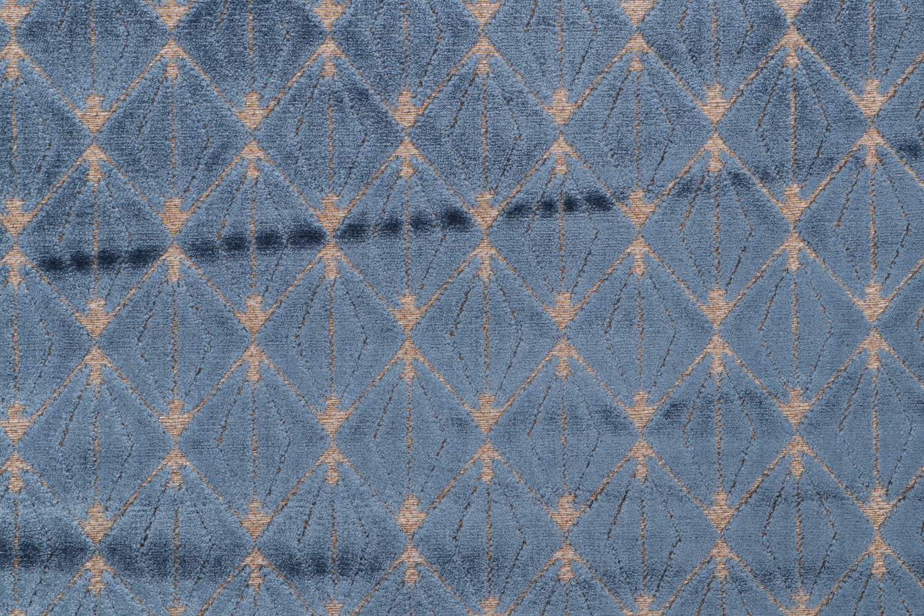 4 Yards Doyle Velvet Upholstery Fabric in Cornflower