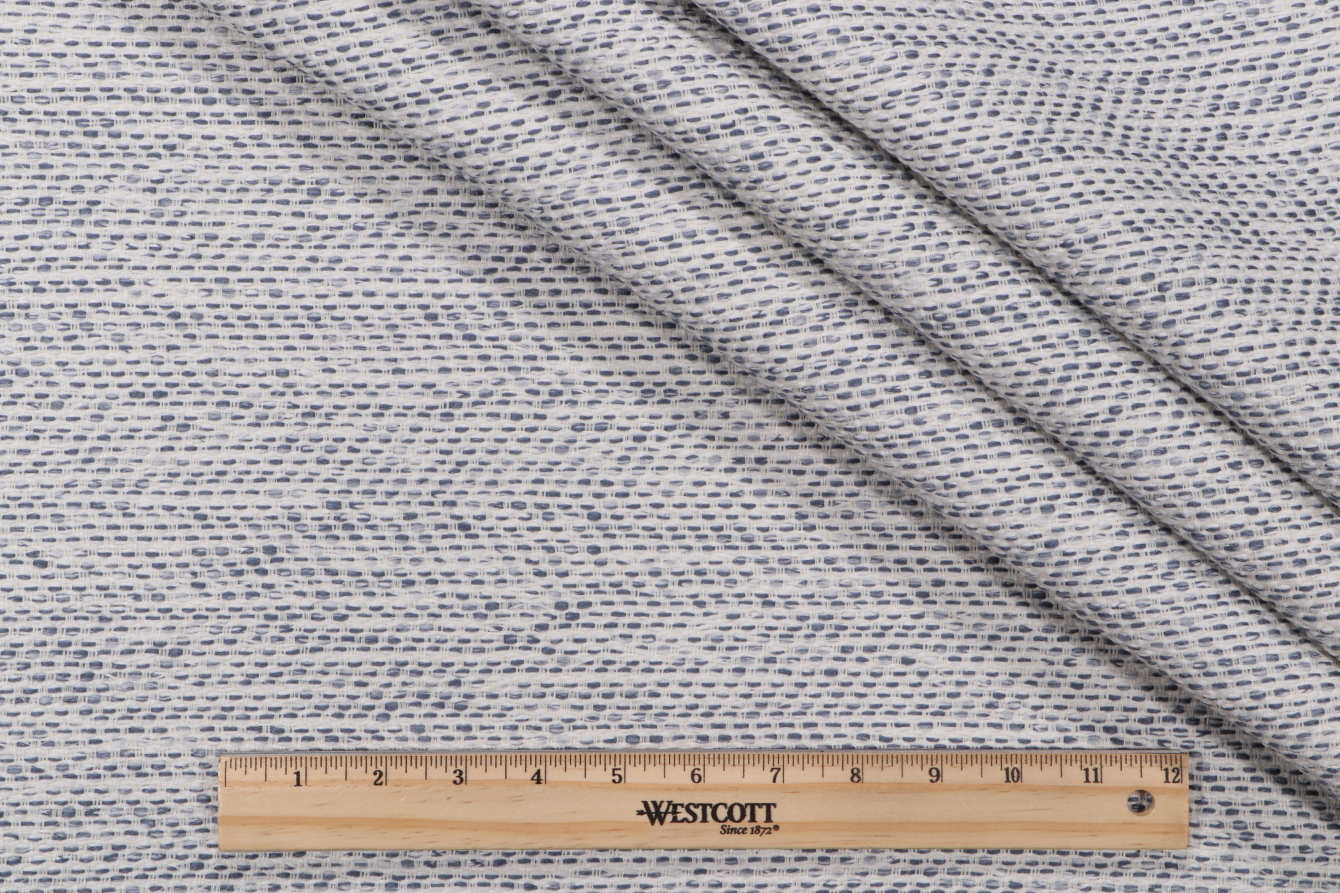 1 Yards Magnolia Home Durango Woven Upholstery Fabric in Navy