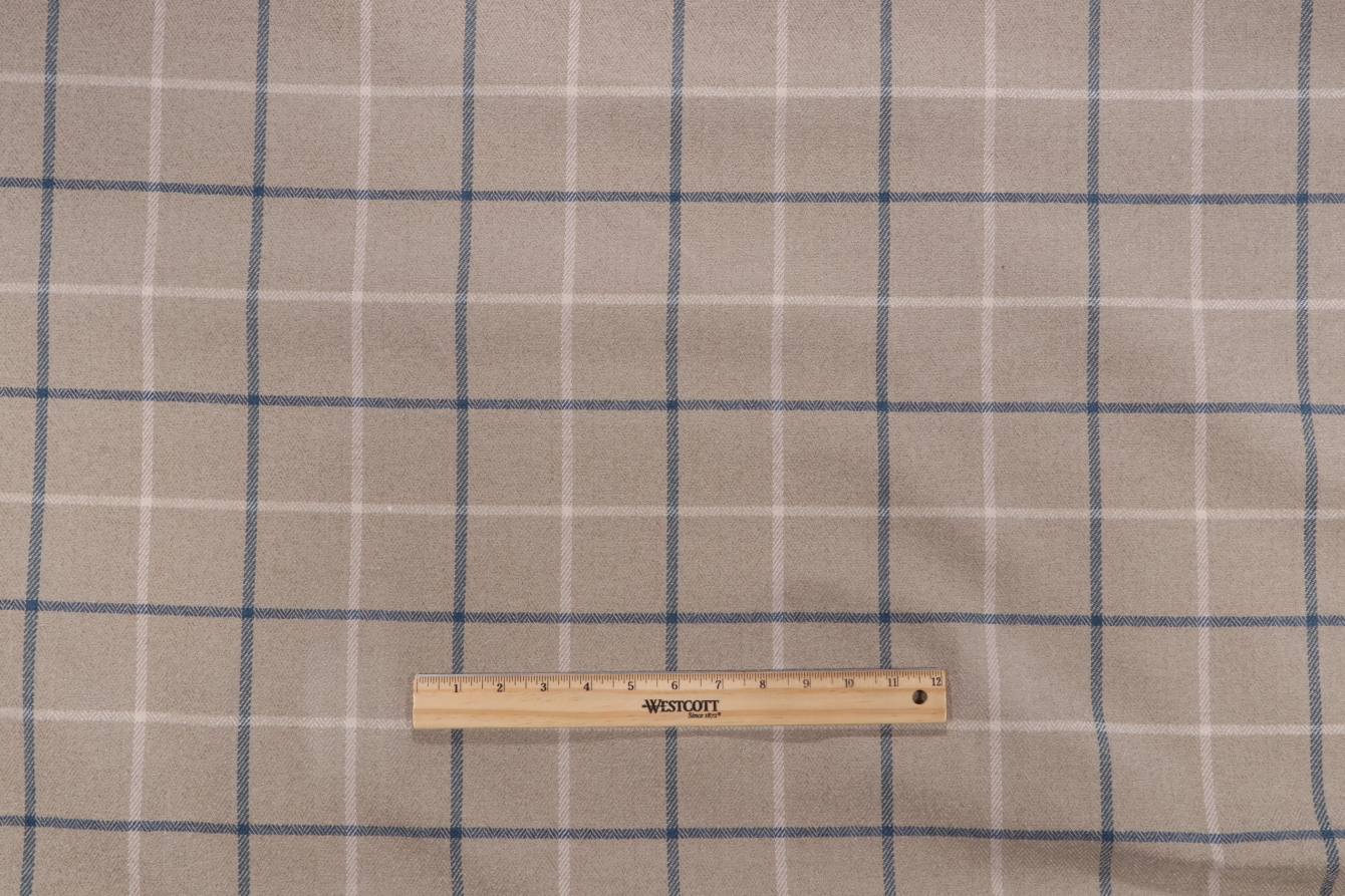 Moreno Woven Upholstery Fabric in Denim