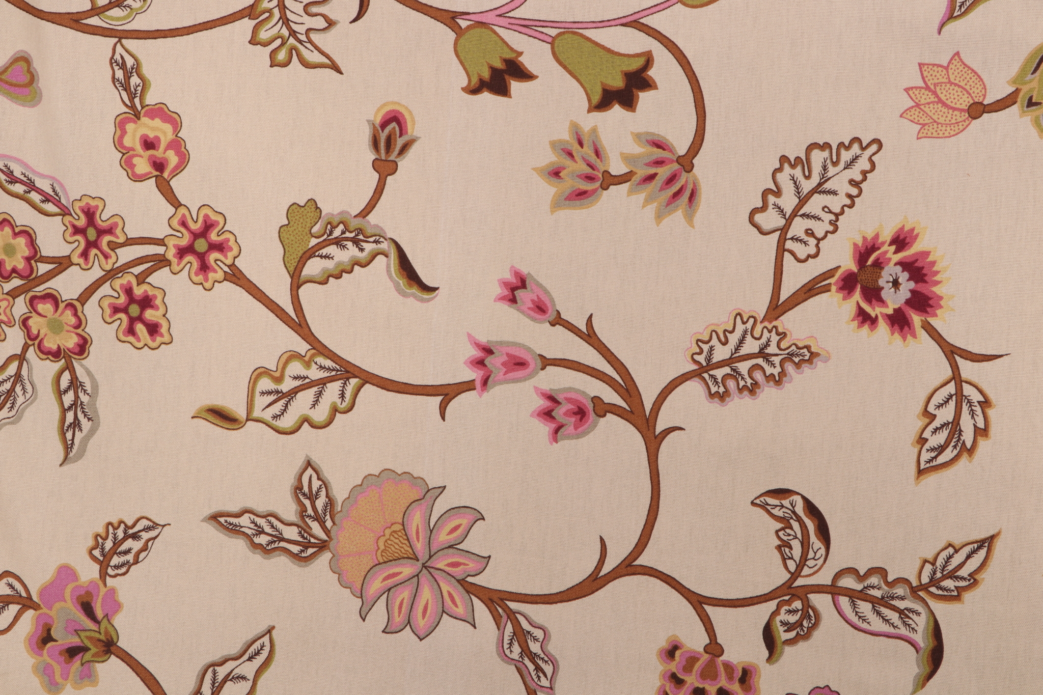 12.5 Yards Oscar de la Renta Floral Printed Drapery Fabric for Scalamandre