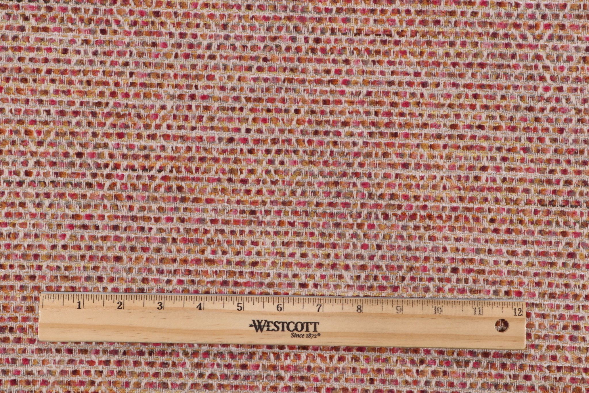 Waverly Painted Texture Woven Chenille Upholstery Fabric in Bloom