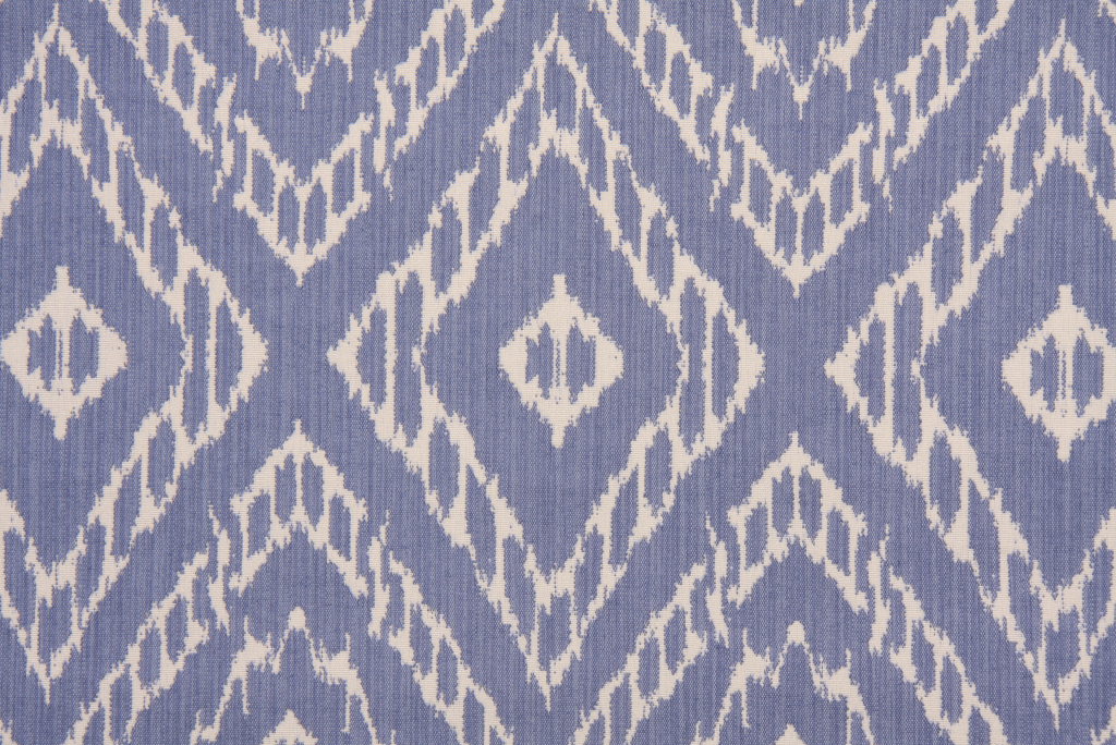 Robert Allen Strie Ikat Upholstery Fabric in Rain