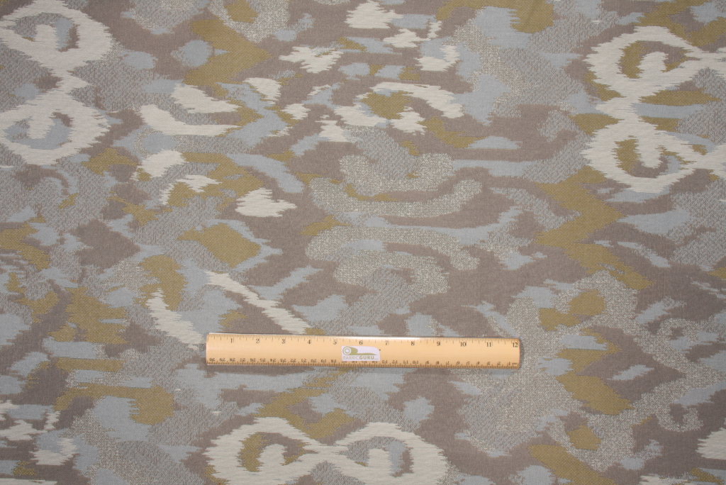 Robert Allen Ikat Mingle Upholstery Fabric in Chambray