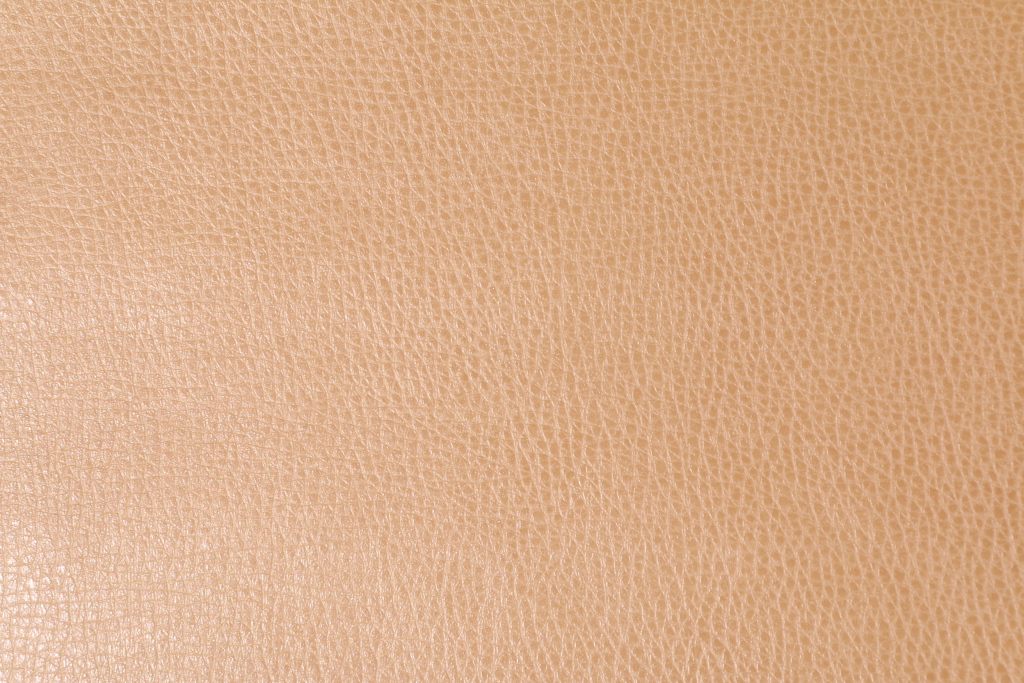 9.8 Yards Bonded Leather Upholstery Fabric in Straw