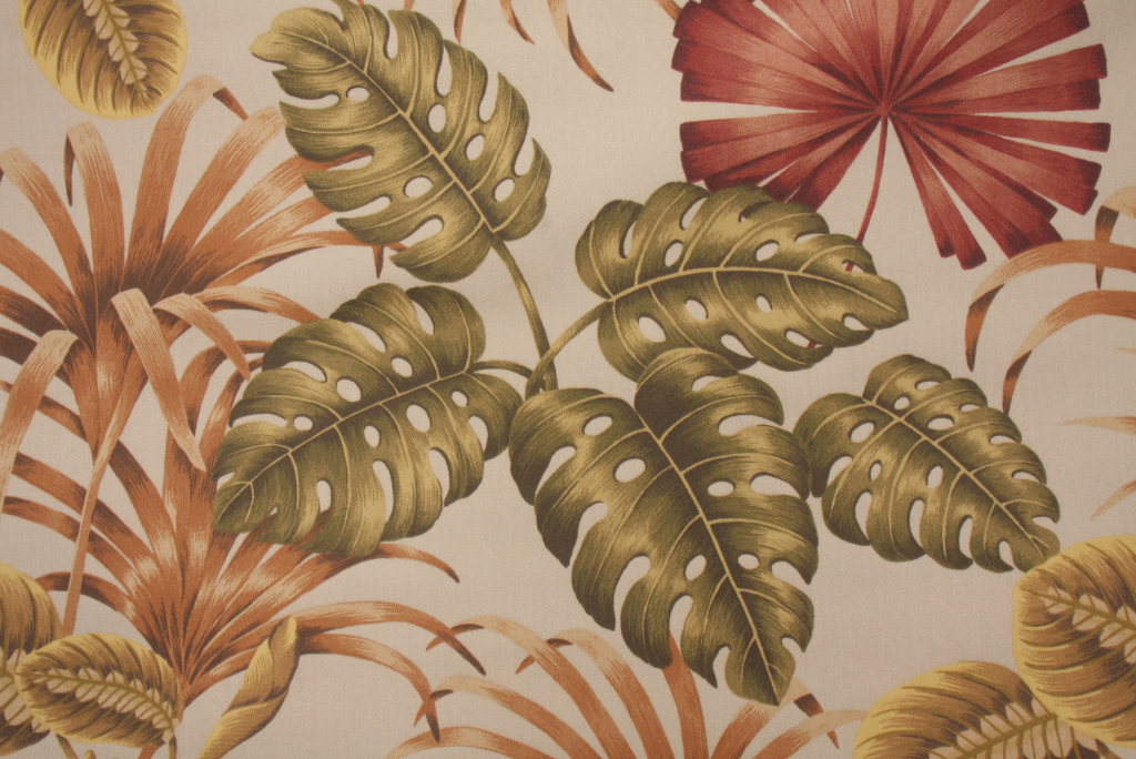 Robert Allen Botany Bay Printed Acrylic Outdoor Fabric in Plantation