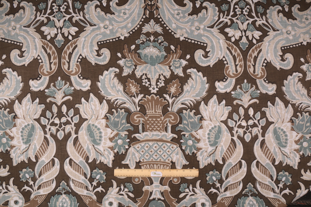 KF Lorton Printed Linen Drapery Fabric