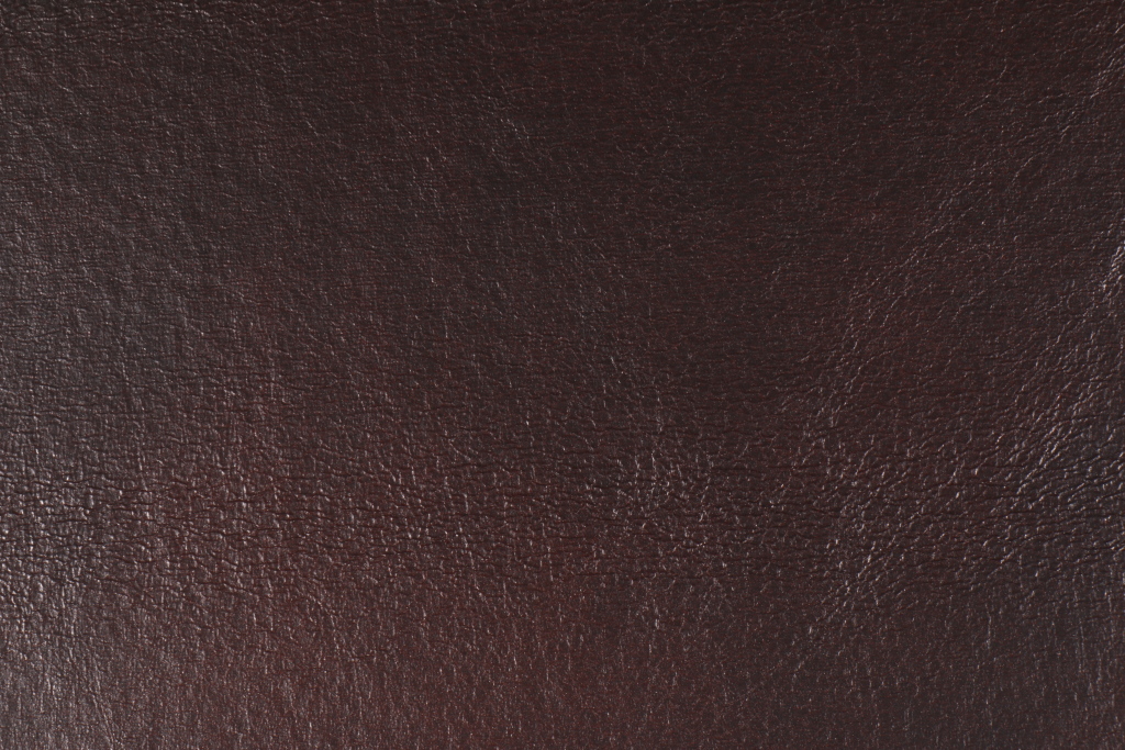 Sienna Bonded Leather Upholstery Fabric in Chocolate
