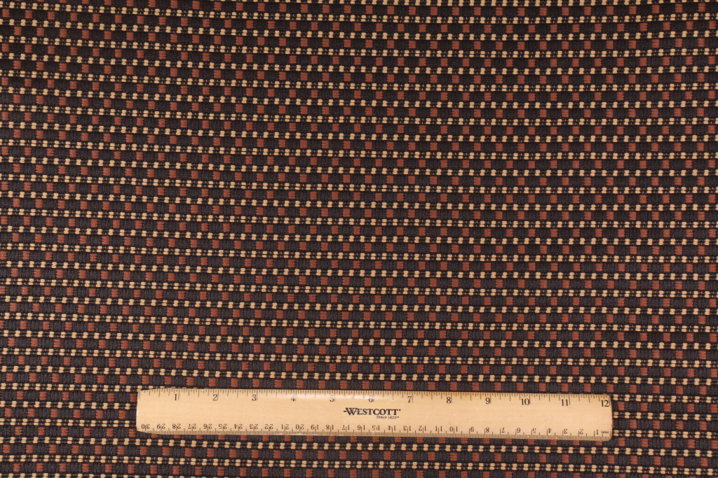 Beacon Hill Clair De Lune Woven Dralon Acrylic Outdoor Fabric in Onyx