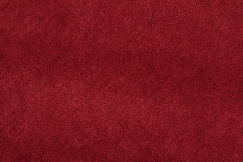 6 Yards Velvet Upholstery Fabric in Classic Crimson