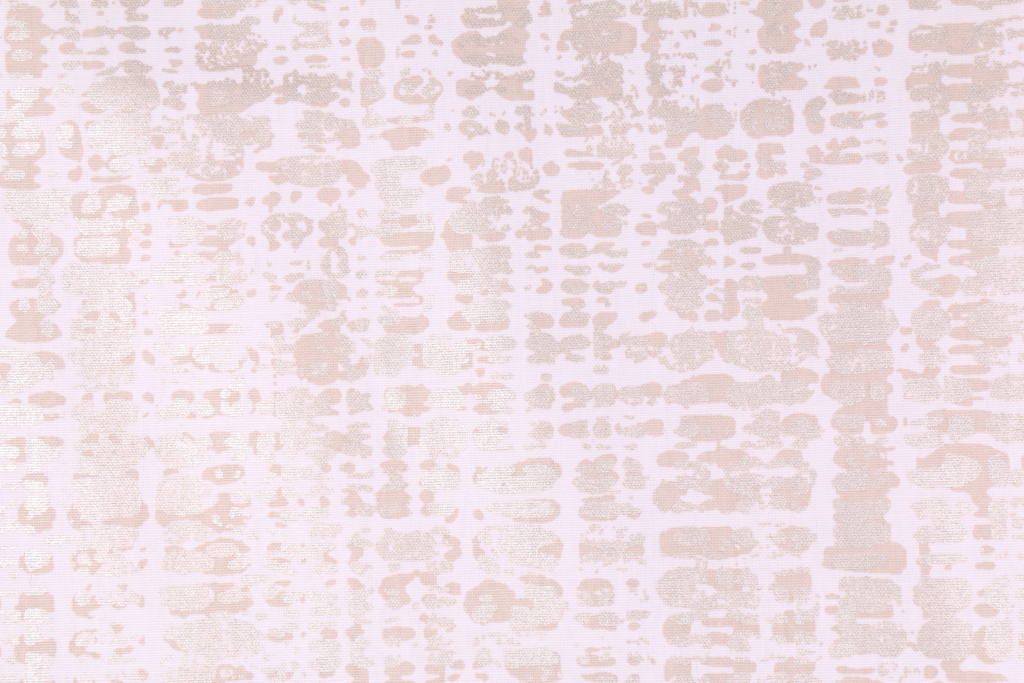 Kaufmann Lacquer Printed Cotton Drapery Fabric in Gold Dust