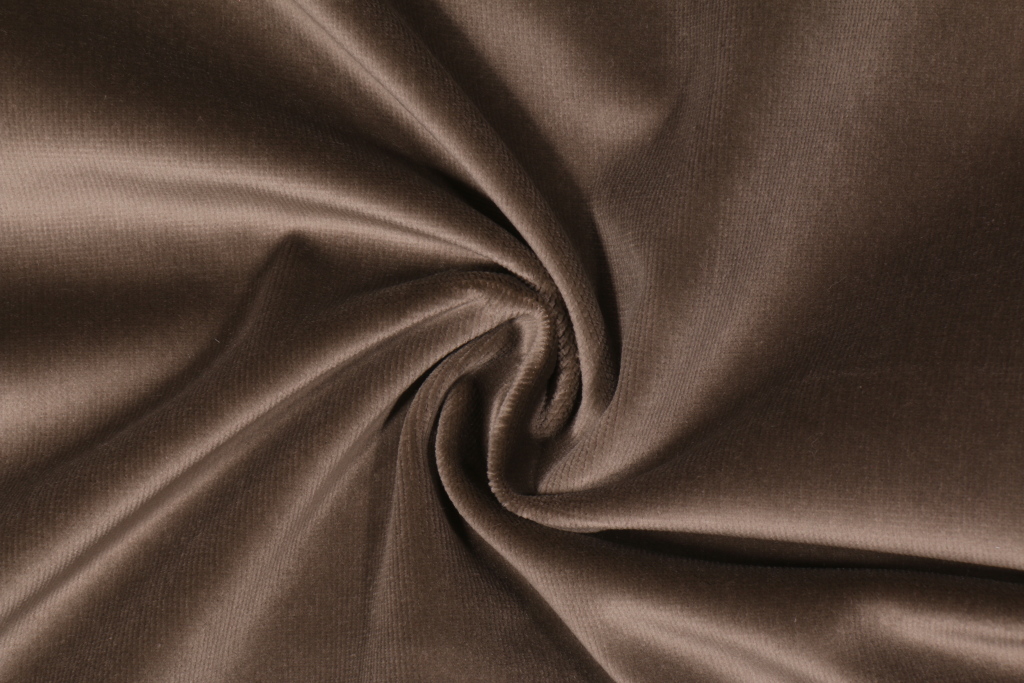 4 Yards Organic Cotton Velvet Upholstery Fabric in Pewter Netherlands