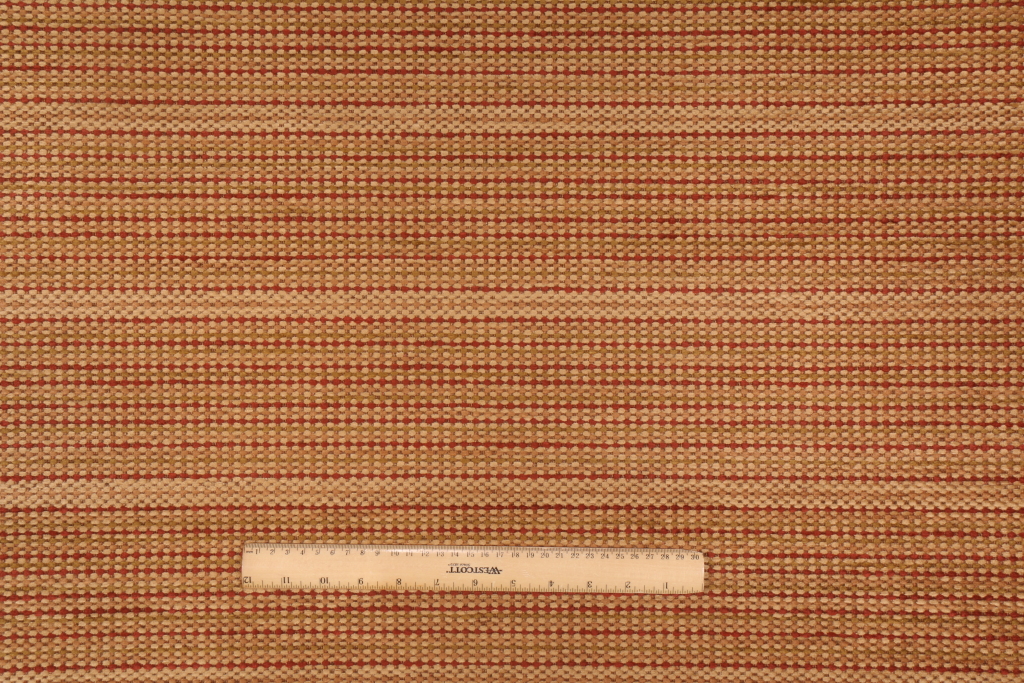 1.5 Yards Chenille Upholstery Fabric in Nutmeg
