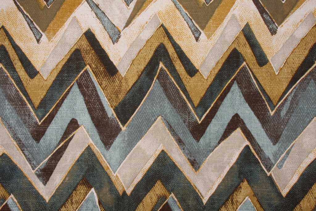 0.5 Yards Robert Allen Color Field Printed Cotton Drapery Fabric in Truffle